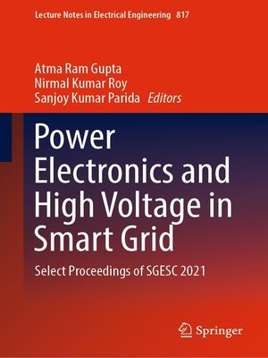 cover image of Power Electronics and High Voltage in Smart Grid